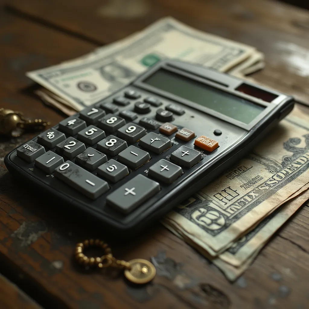Interface du calculateur d'impôt avec graphiques financiers