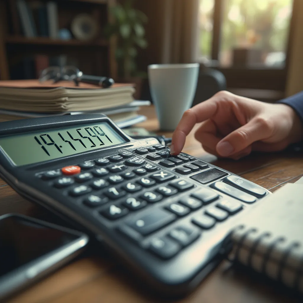 Famille nombreuse organisant ses documents fiscaux